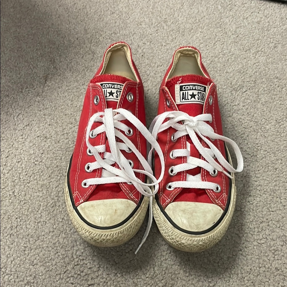 Converse Red Sneakers men’s size 7